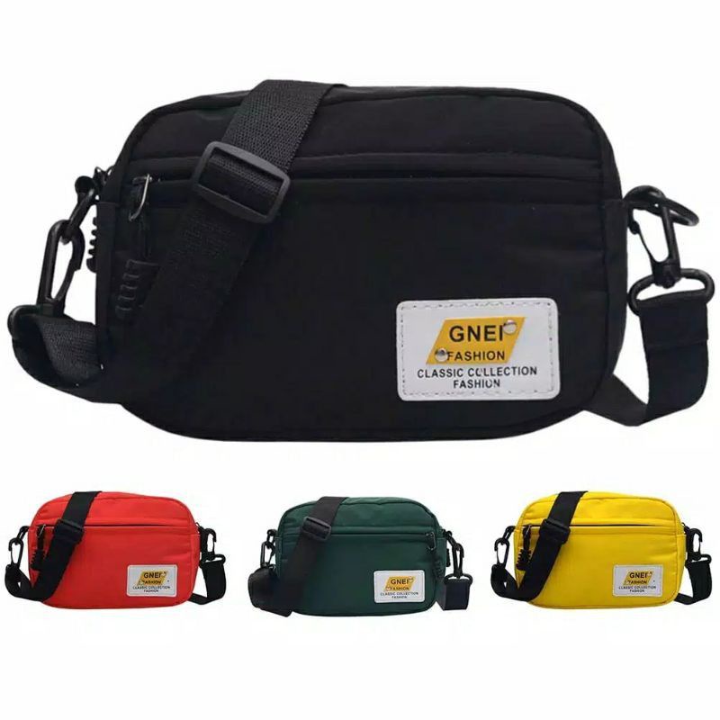 Tas Selempang Pria Wanita Sling Bag Sporty Kanvas Tas Wanita