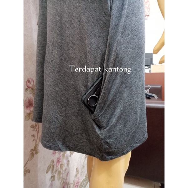 Midi Dress Lengan Panjang Branded Export Termurah