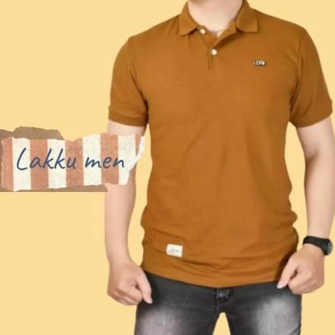 Kaos Kerah Pria Original Polos Six Alaric/Baju Kaos Kerah Pria Distro