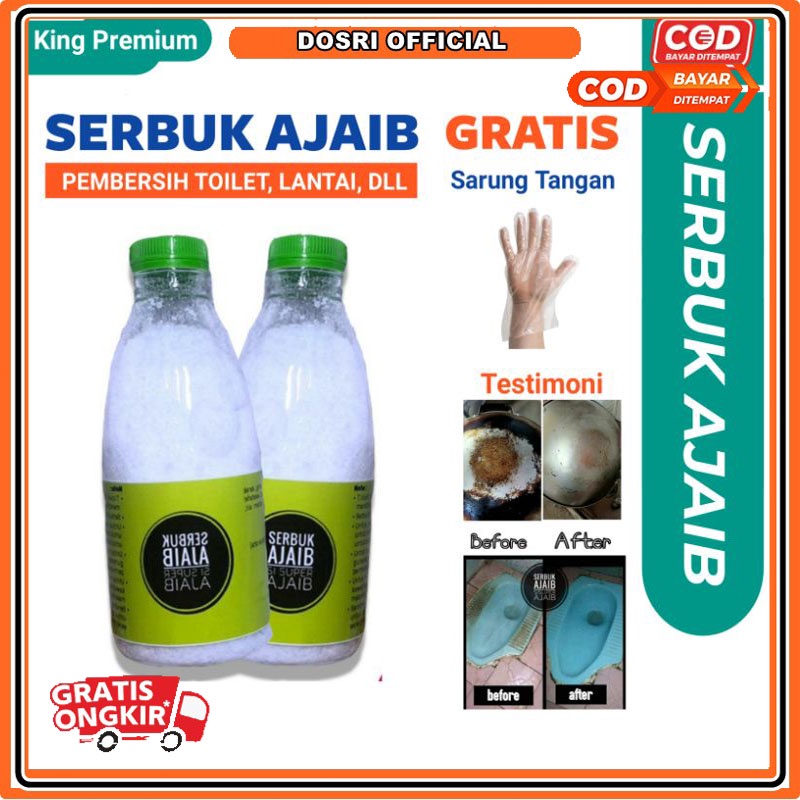 Serbuk Ajaib Viral Garansi 100% Pembersih Kerak Noda Toilet WC Keramik Panci Wajan