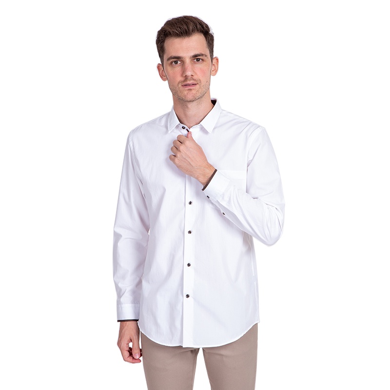 MANLY Kemeja Slim Fit Zorro White