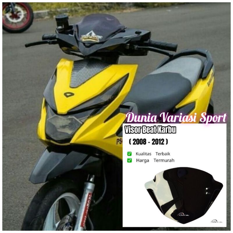 Promo Visor Beat lama/Beat Carbu Beat old Winshield Beat Tahun 2008-2012 Kualitas Terbaik Termurah