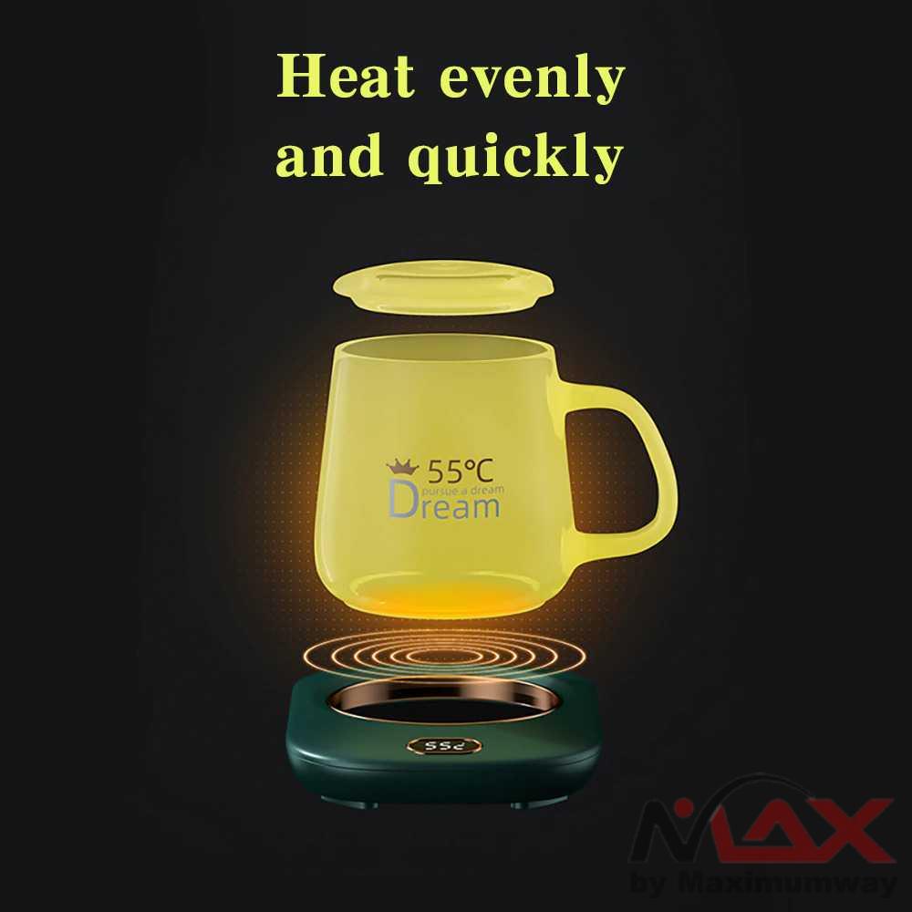 Pemanas Gelas Kopi Electric USB port sensor sentuh  penghangat kopi otomatis suhu stabil Coaster Coffee Cup Warmer Heating Pad Smart Coffee Mug Cup Warmer Heating Coasters USB Charging Milk Tea Water Constant-temperatures Mug Set For Home Heating Mugs Pad