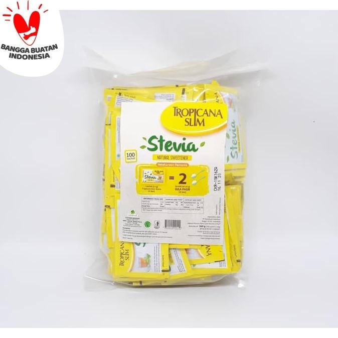 

Tropicana Slim Stevia Sweetener 100 sachet 2.6 gram
