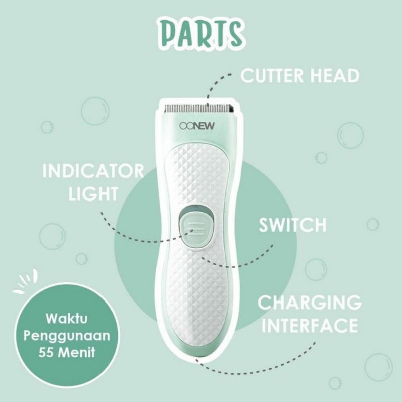 OONEW Waterproof Hair Clipper