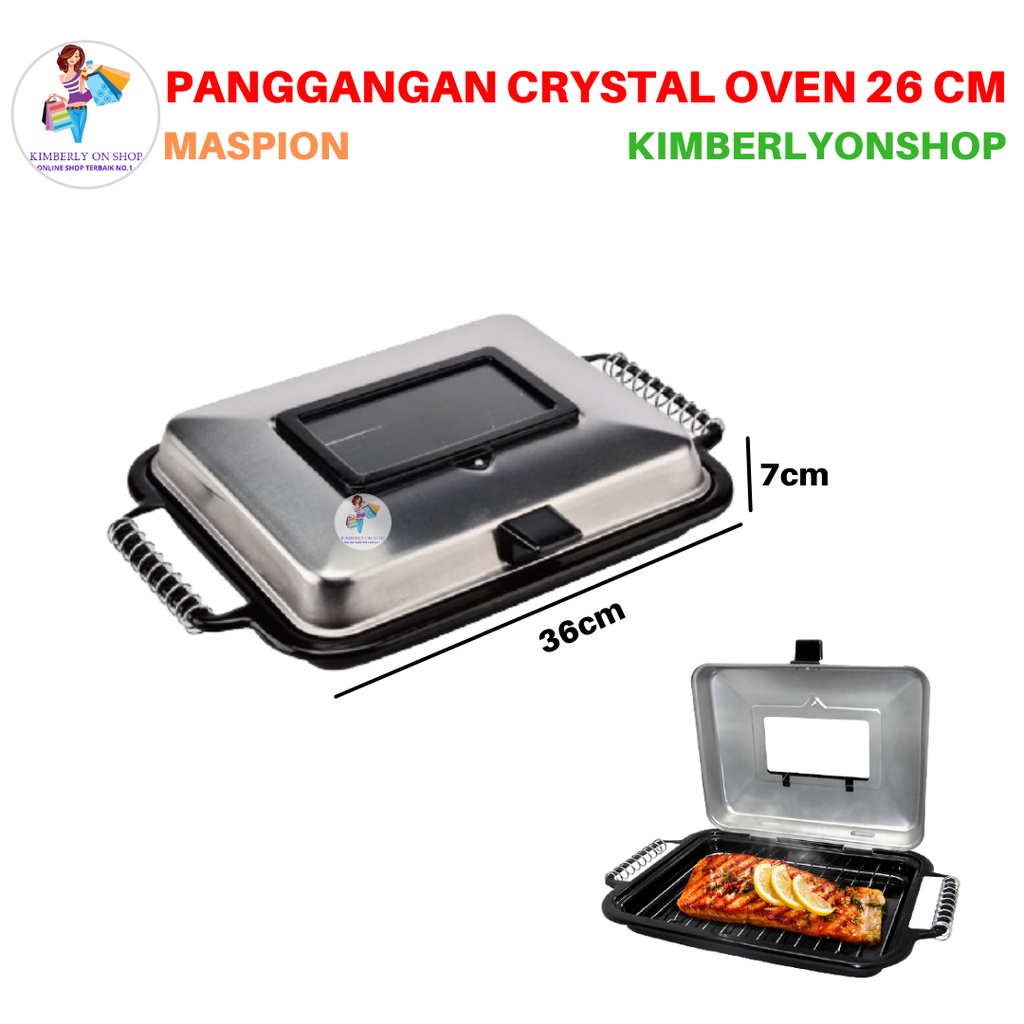 Alat Panggangan Crystal Oven 26 Cm Maspion