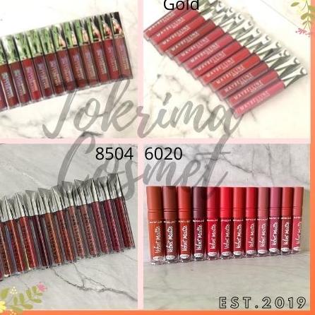 ダ [LUSINAN] Lipgloss Maybelline Matte Me ゕ