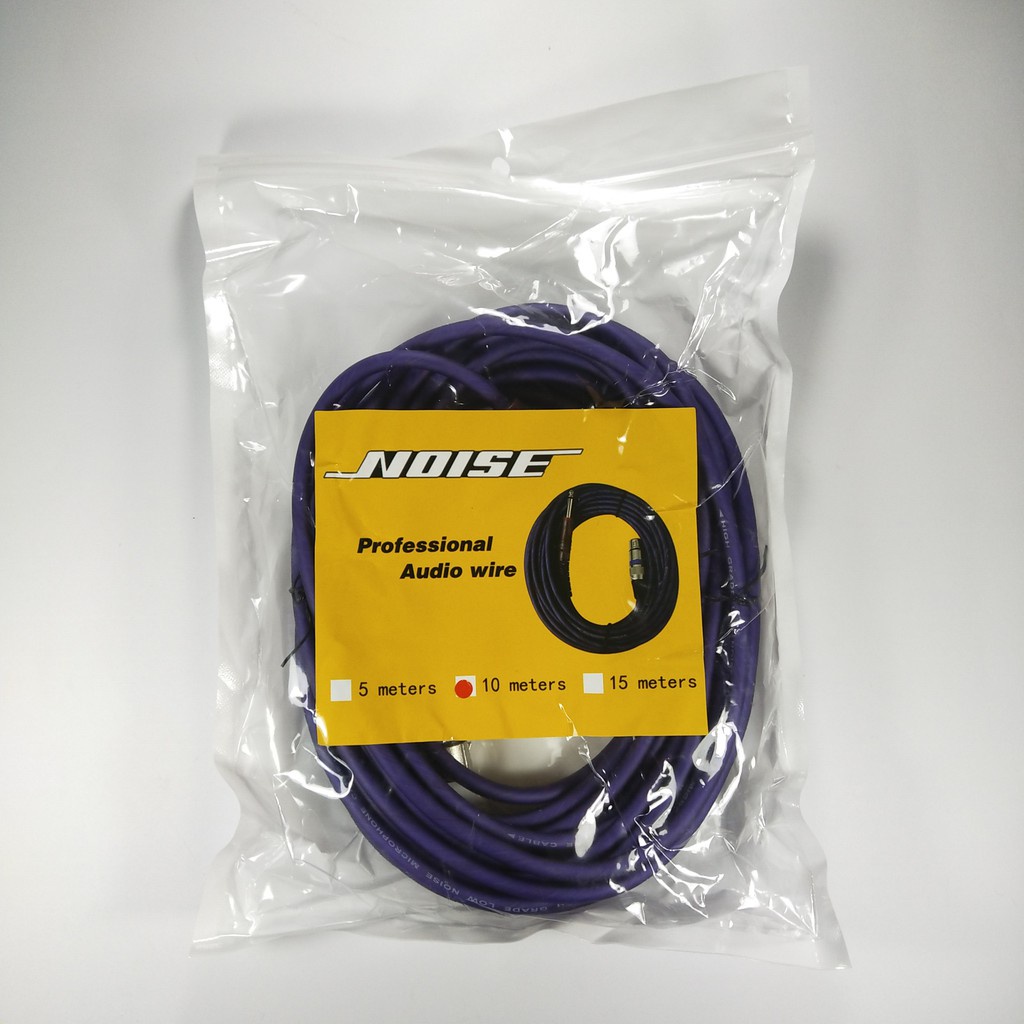 KABEL MICROPHONE PREMIUM NOISE 10 METER BERKUALITAS