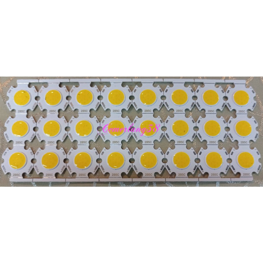 HPL 5W COB / High Power LED 5 Watt Warm White Chips On Board 10-20mm