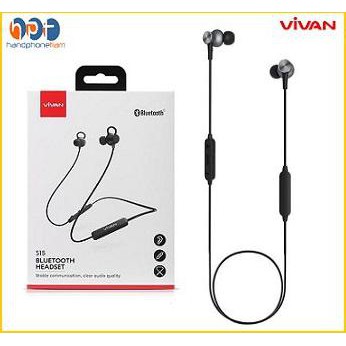 Baru Vivan Headset Earphone Bluetooth S15 Waterproof Magnetic Stereo - Original Terbaru