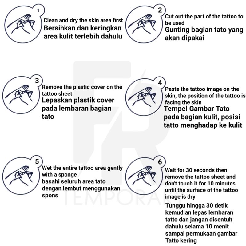 STIKER TATO BC SERIES