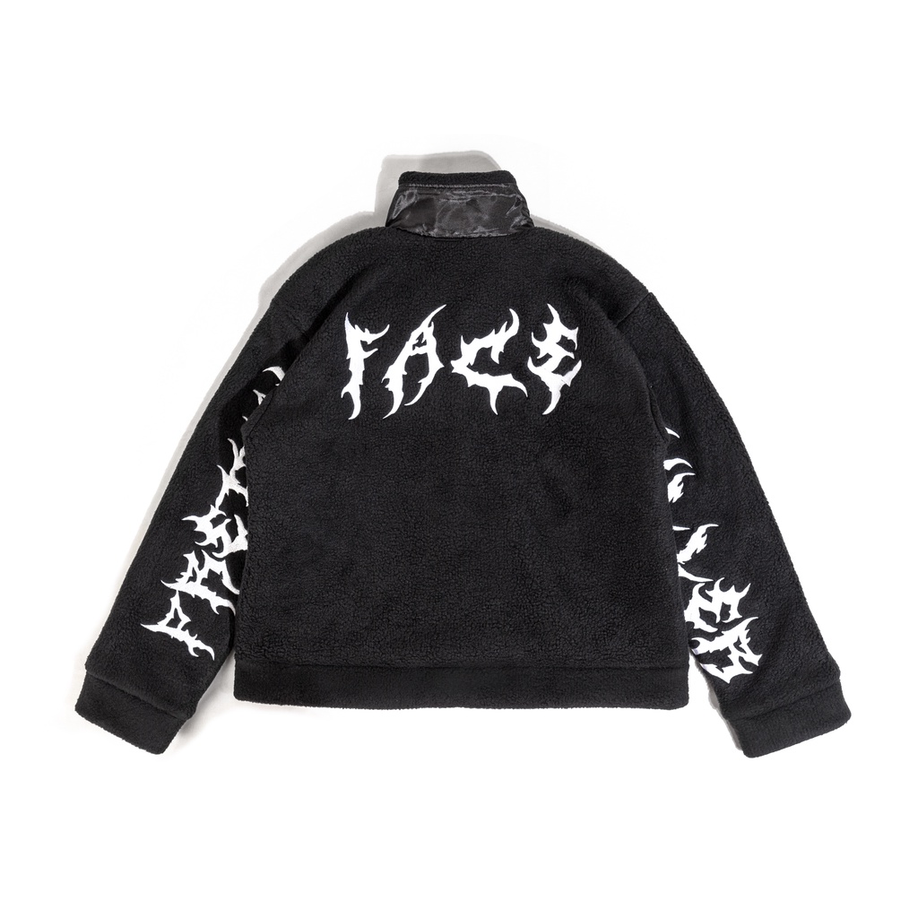 SHERPA JACKET | FACE | BLACK | AFTERSUNDAYS