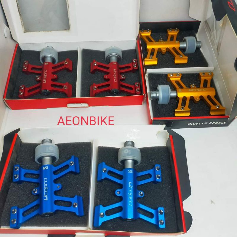 Pedal Sepeda Lipat QR quick release Litepro Folding bike Mtb Road bike