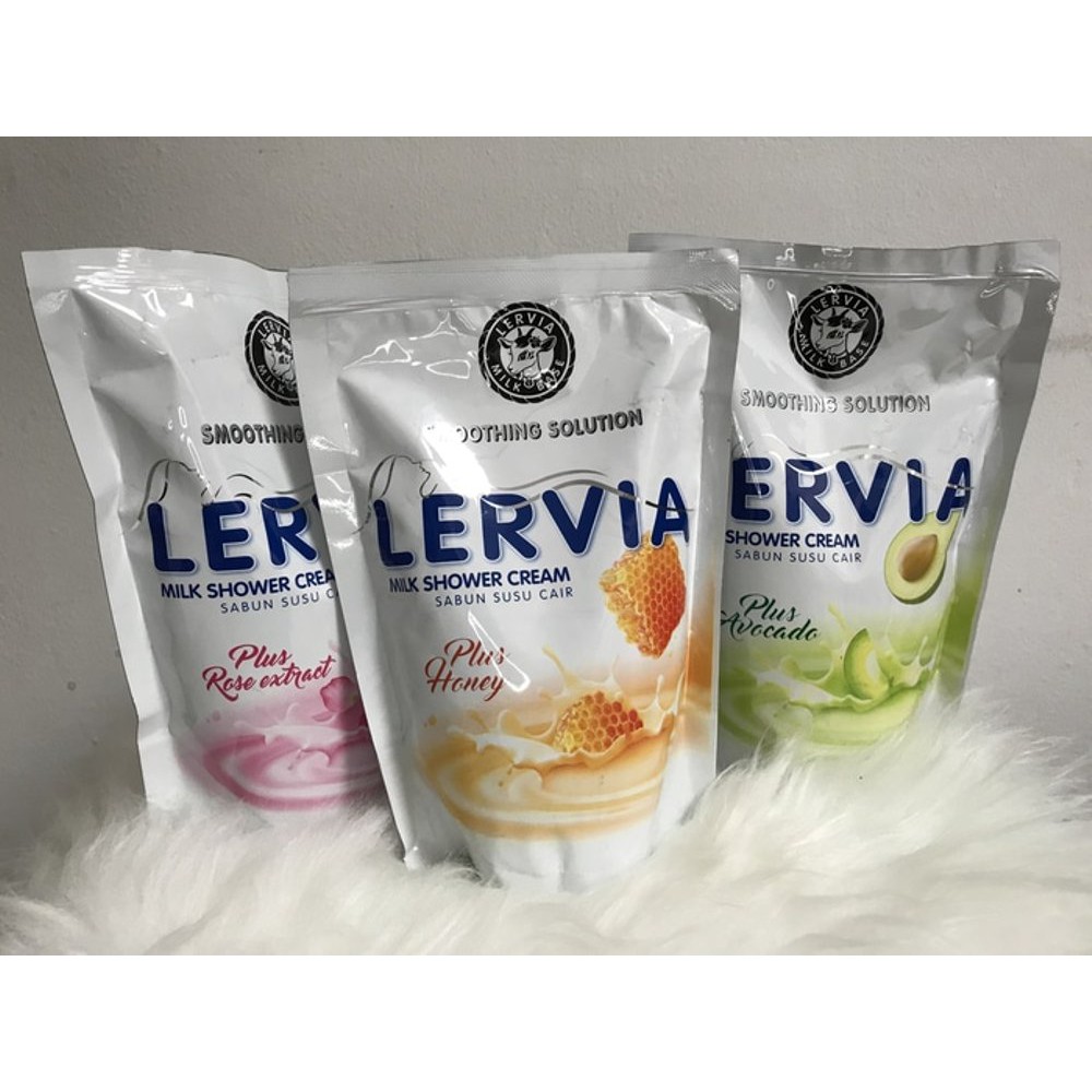 LERVIA REFILL 400ML MILK SHOWER SABUN CAIR