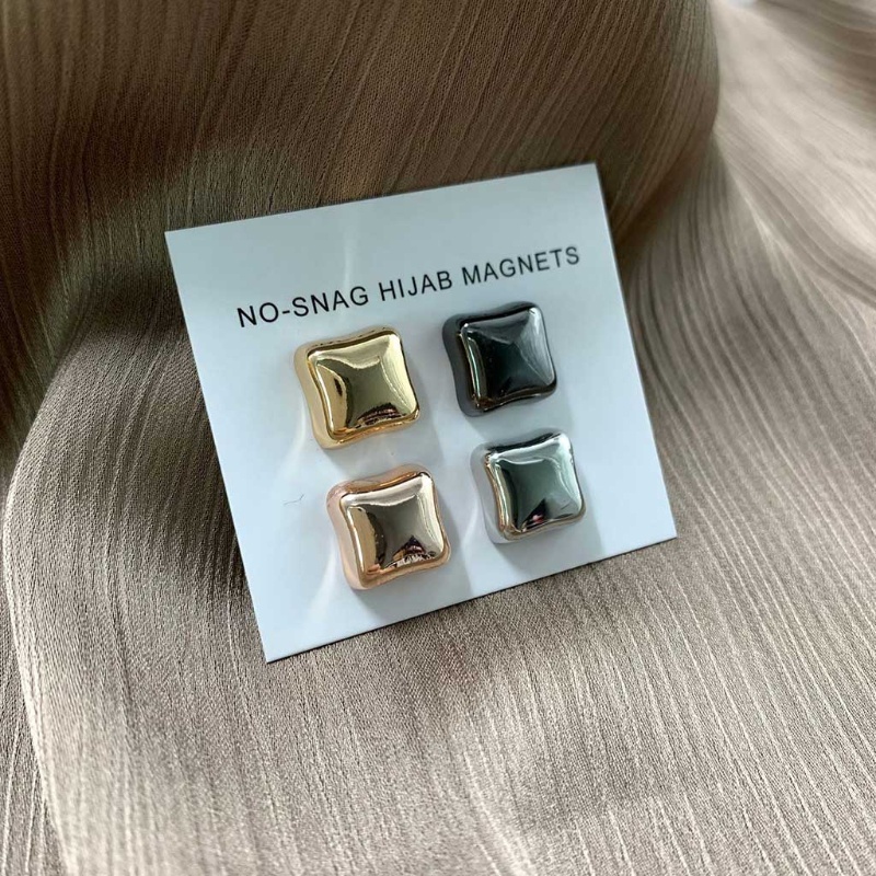 Siy Bros Pin Magnetik Multi Warna Aksesoris Scarf / Hijab Wanita Untuk Pesta Ulang Tahun / Nikah