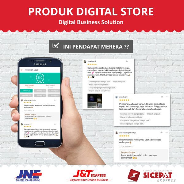 Terlaris Template Undangan Digital Video Powerpoint