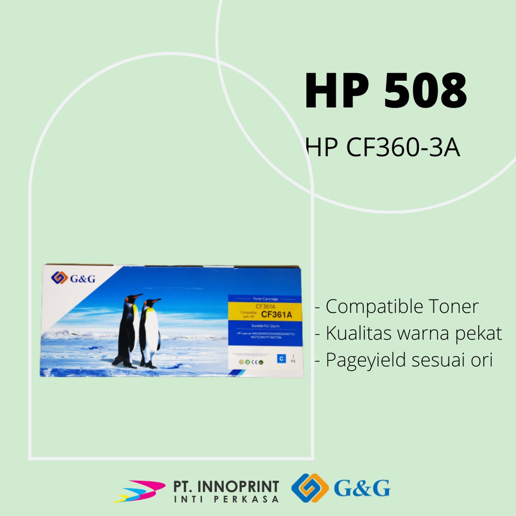 Cartridge Toner Hp Laserjet 508 A CF360A - CF361A - CF362A - CF363A