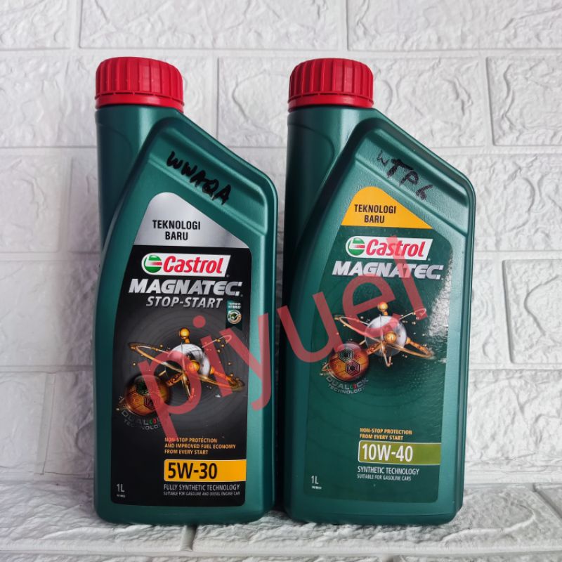 oli magnatec 1 liter bensin / diesel 10w-40, 5w-30, 5w-40,10w-30 castrol