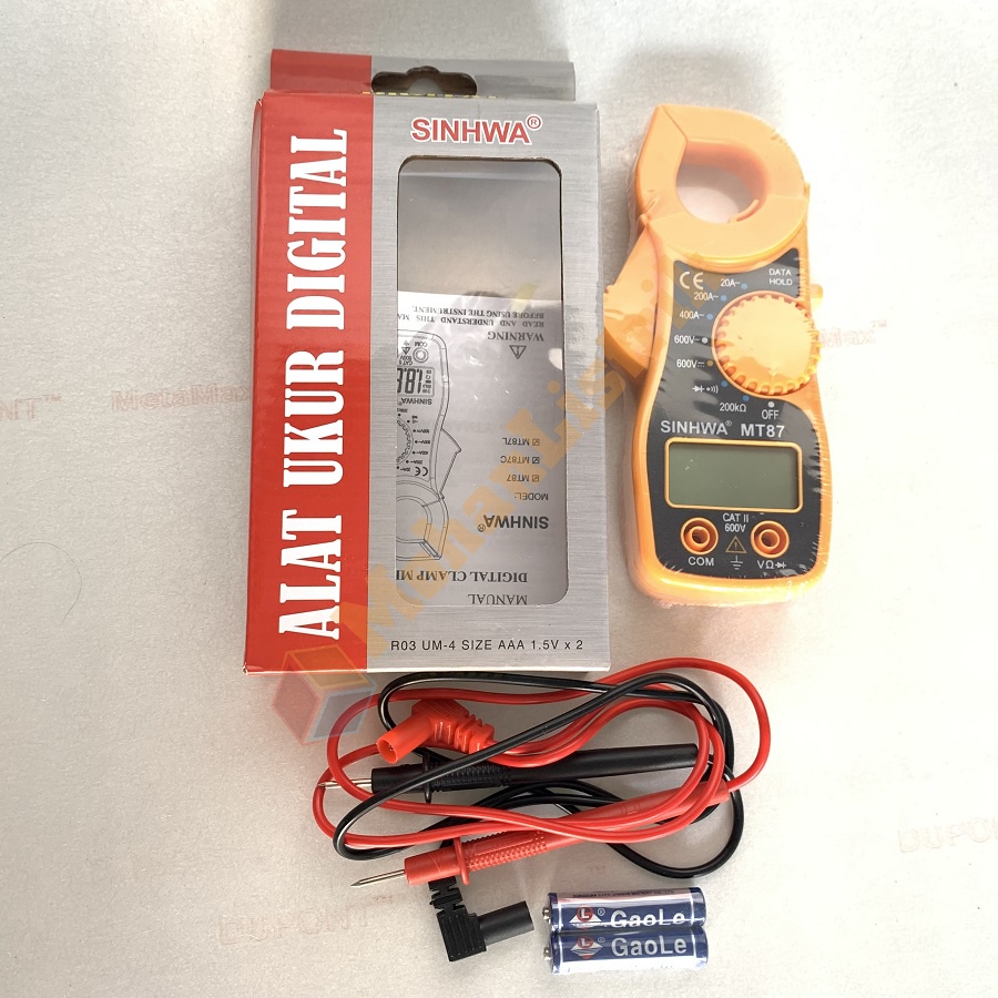 Tang Amper Mini Digital Clamp Meter MT87 Tang Ampere