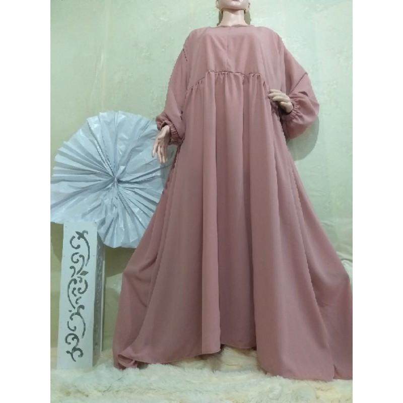 gamis wolfis jumbo ( PO SAMPAI LD 170 )