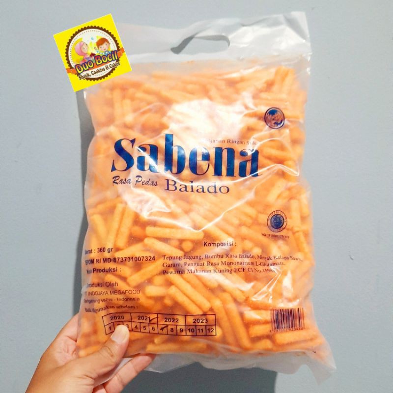 

Stik Balado Sabena 360 Gram - Duo Bocil Snack