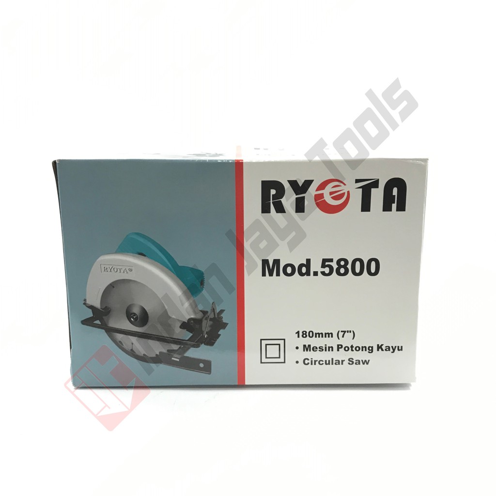 RYOTA 5800 Mesin Potong Kayu 7 Inch - Mesin Circular Saw Circle Sirkel