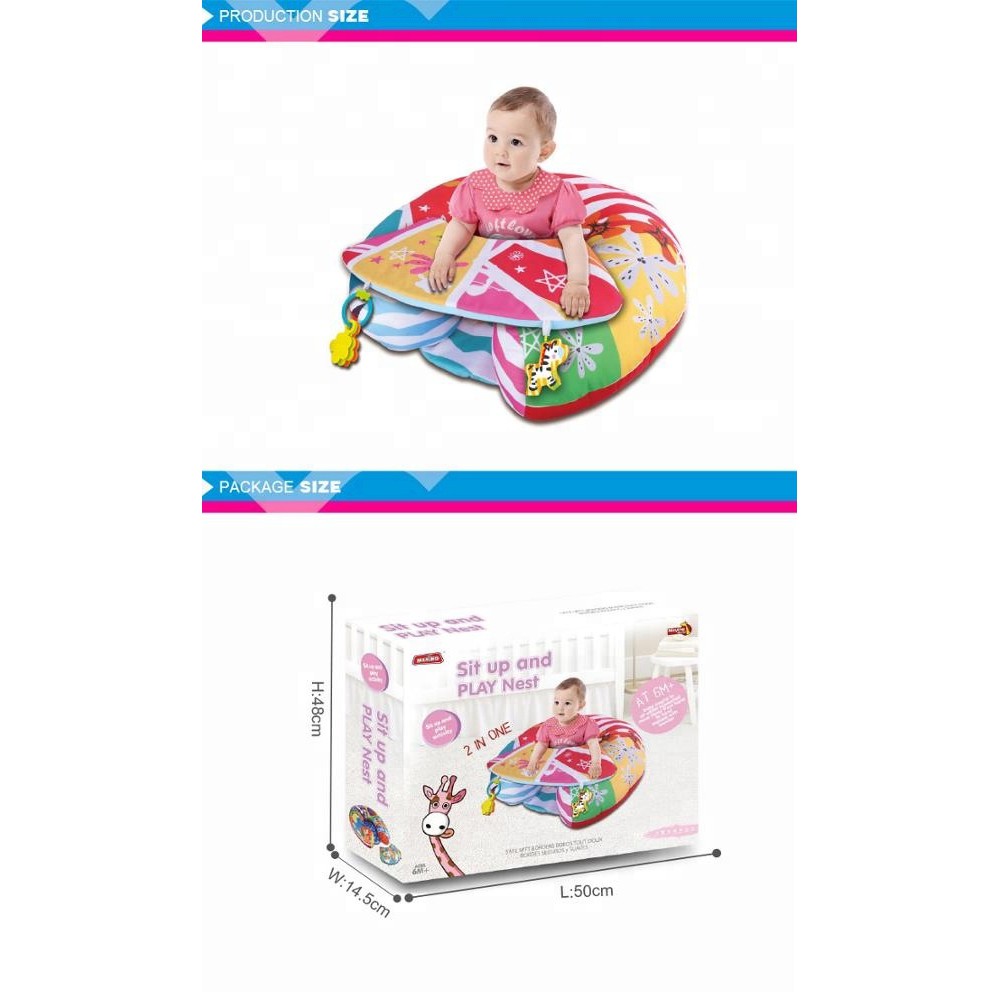 Meying-Price 2-in-1 Baby Sit Up n Play Nest Chair / Mainan Kursi Bayi Lantai Mainan Duduk