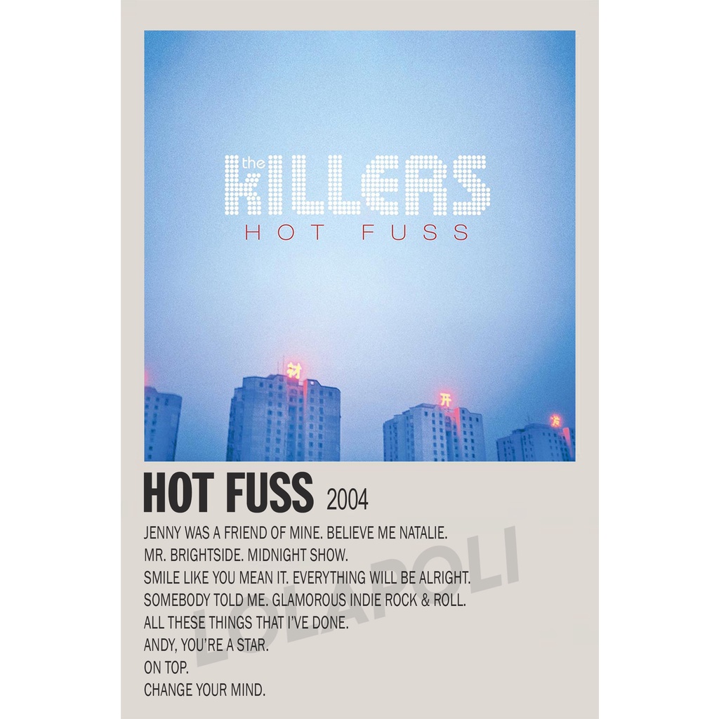 Poster Cover Album Hot Fuss - The Killers