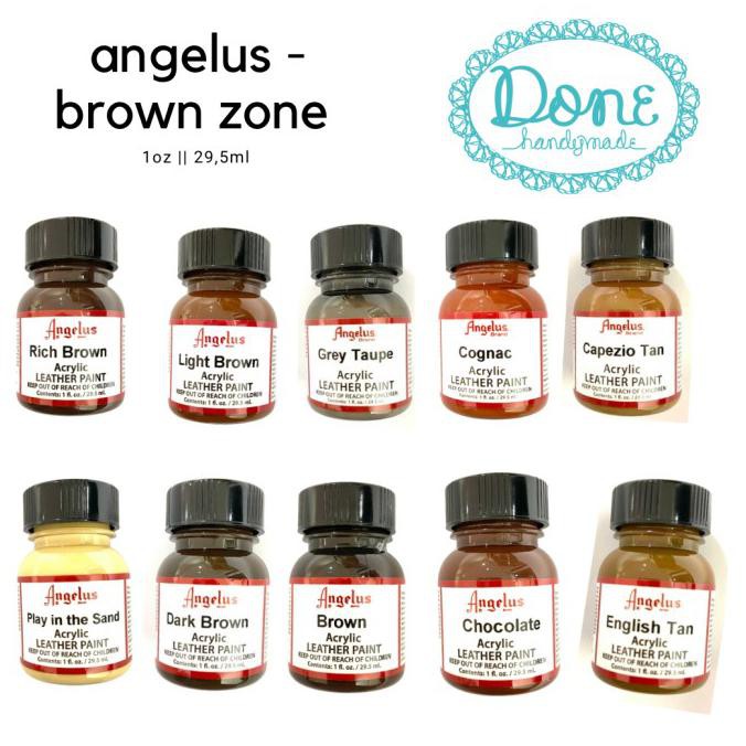 

Leather paint angelus cat kulit acrylic paint fabric paint canvas brw - rich brown