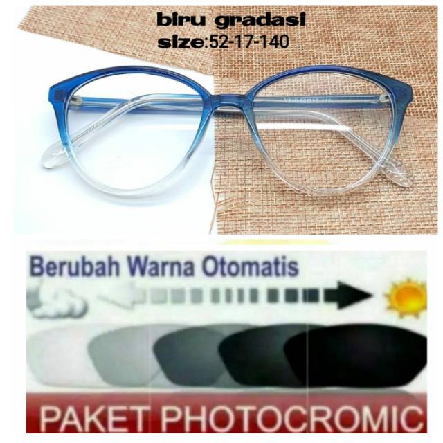 Frame Kacamata Anti UV, Kaca mata Photocromic, Kacamata Minus, Kaca mata Plus, Kacamata Terbaru