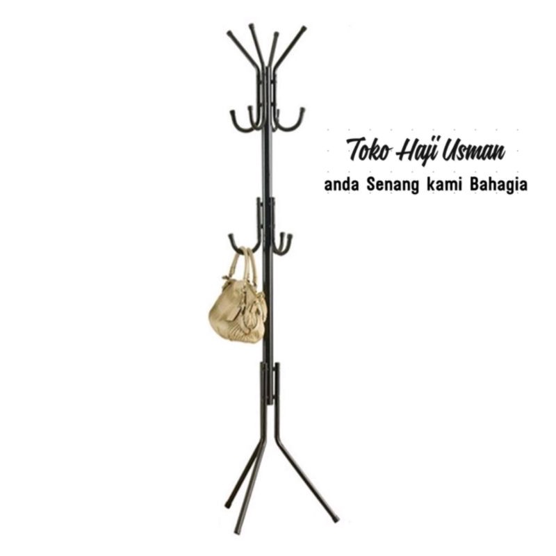 US203 Stand Hanger 9 Hook By Toko Haji Usman