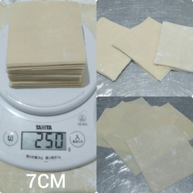 

Kulit Pangsit Kotak 7 CM Siomay Kotak