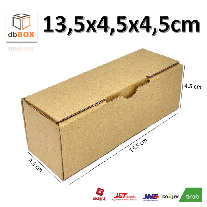 

Kardus 13,5 x 4,5 x 4,5 cm --box Die Cut dan easy usage--