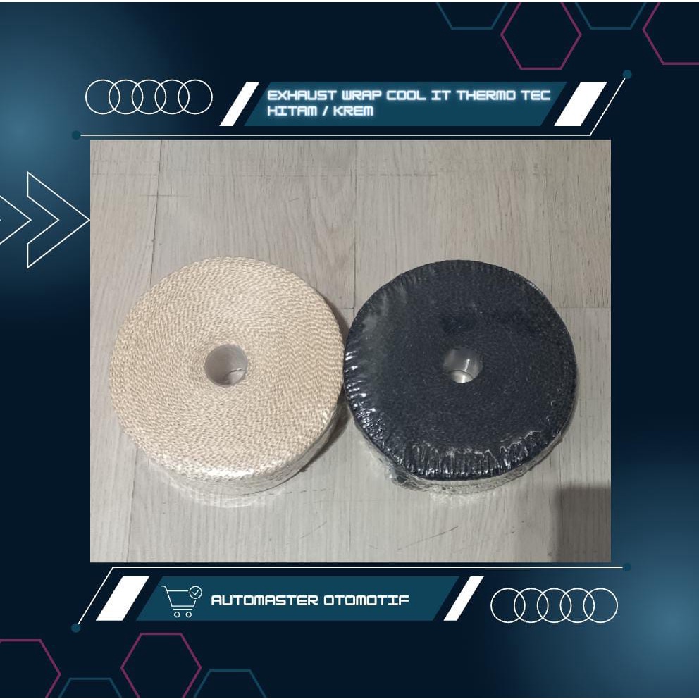 

Exhaust Wrap Cool It Thermo Tec Peredam Panas Knalpot Universal