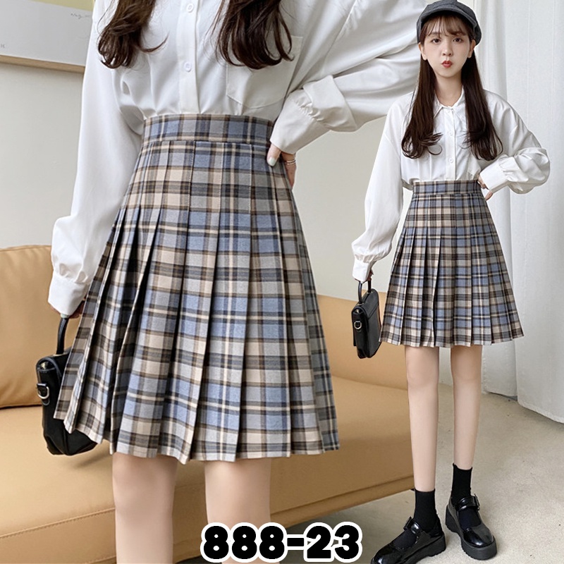 KARAKOREA 888 Tennis Midi Skirt Pt.2/ Rok Midi/Korean Pleated Skirt/Rok Lipit Lisa /Rok Autumn/Rok Korea Skirt/Rok tennis