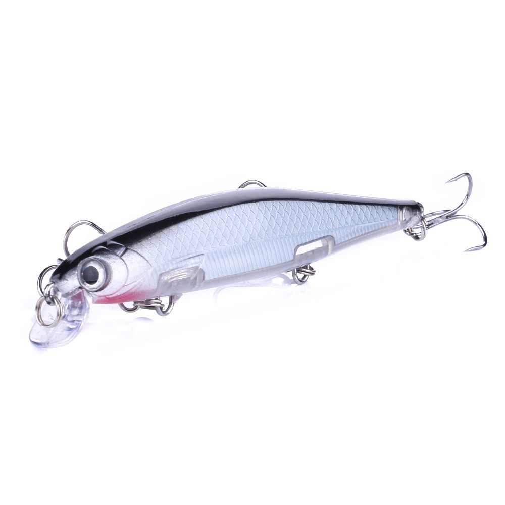 HENGJIA 10PCS Minnow Umpan Pancing Swimbait Ikan Fishing Lure 11cm/13g Wobbler Bait Tackle