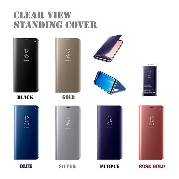 Flip Case Clear View Standing Cover mirror XIAOMI REDMI NOTE 8/REDMI NOTE 5A/REDMI NOTE 8 PRO/REDMI NOTE 7/REDMI NOTE 9 /REDMI NOTE 9 PRO/REDMI NOTE 5/REDMI NOTE 6 PRO