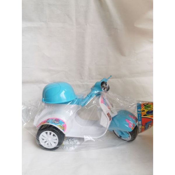 MAINAN MOTOR HONDA VESPA BESAR BISA DINAIKI ANAK KECIL (FD307)