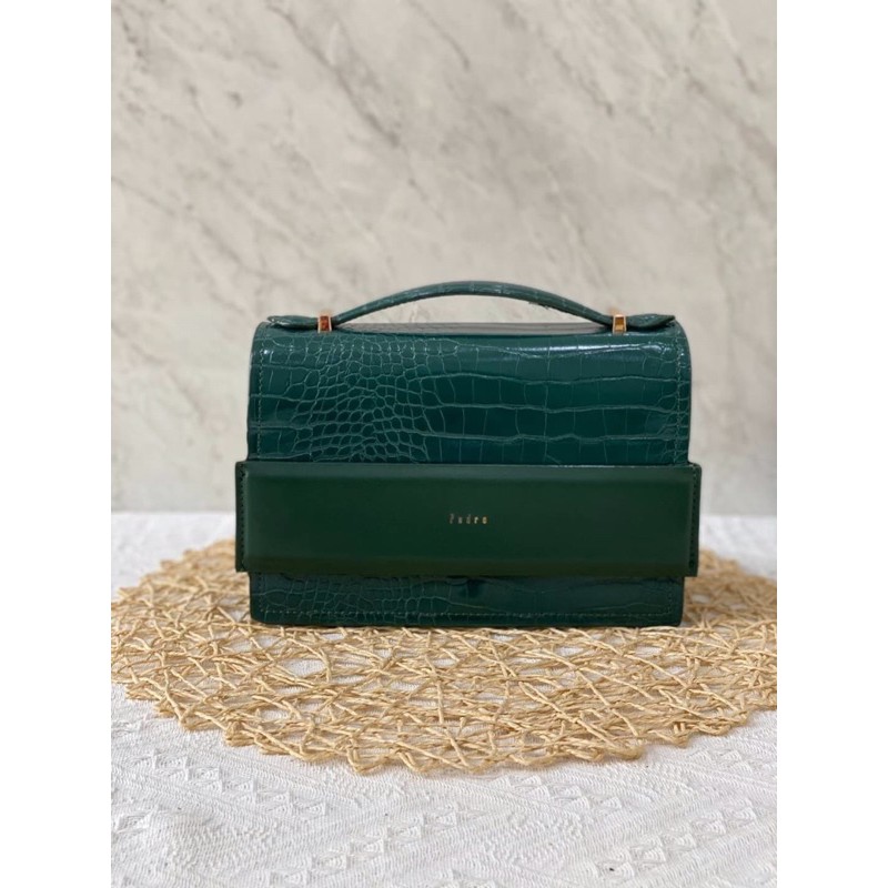 TAS WANITA PDR PDR081 MOTIF CROCO BUAYA CROSSBODY BAG PREMIUM IMPORT