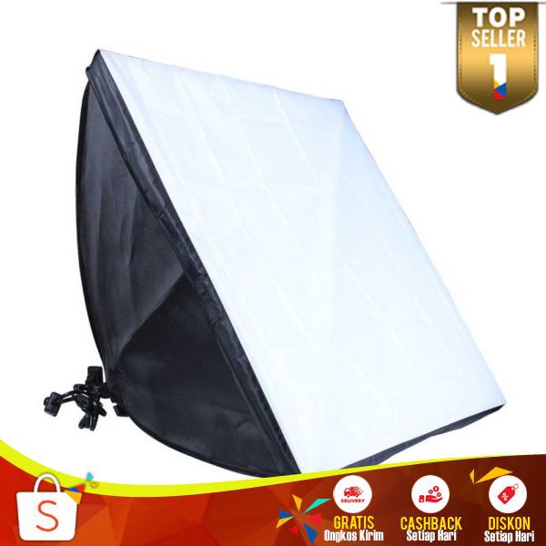 TaffSTUDIO PO 03 Payung Softbox Reflektor 50x70cm Single Socket Payung Perlengkapan Photo Studio