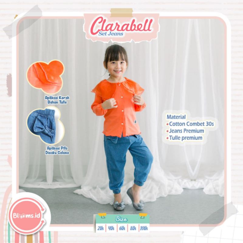 Setelan Anak Perempuan Clarabel Set Jeans