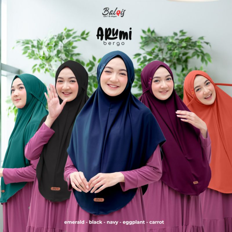Bergo Jumbo Arumi by Balqis