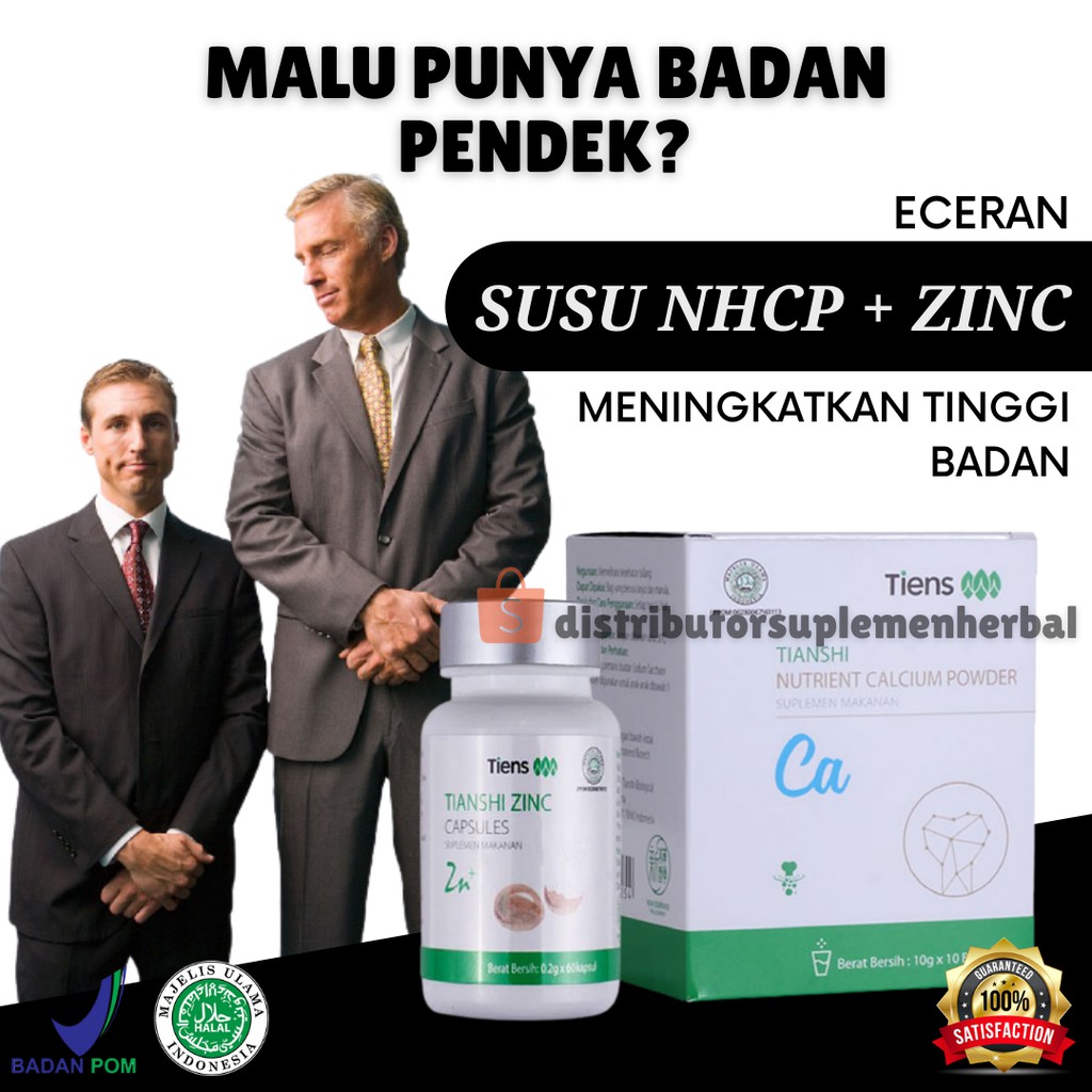 

Peninggi Badan Murah Original Asli Murah Susu NHCP & Zinc Kapsul Eceran Tiens