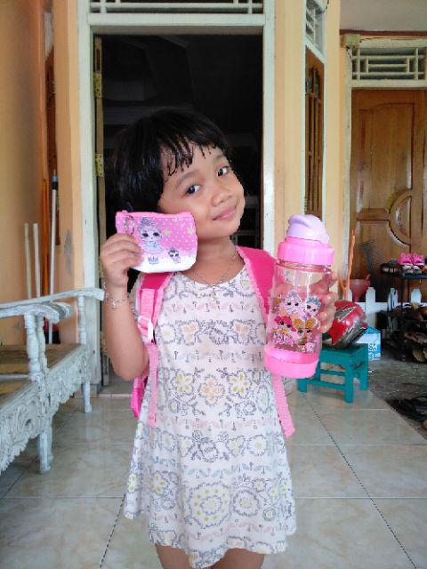 Botol Minum Anak 400ml Karakter Kartun Terlaris Di Shopee (v2001)