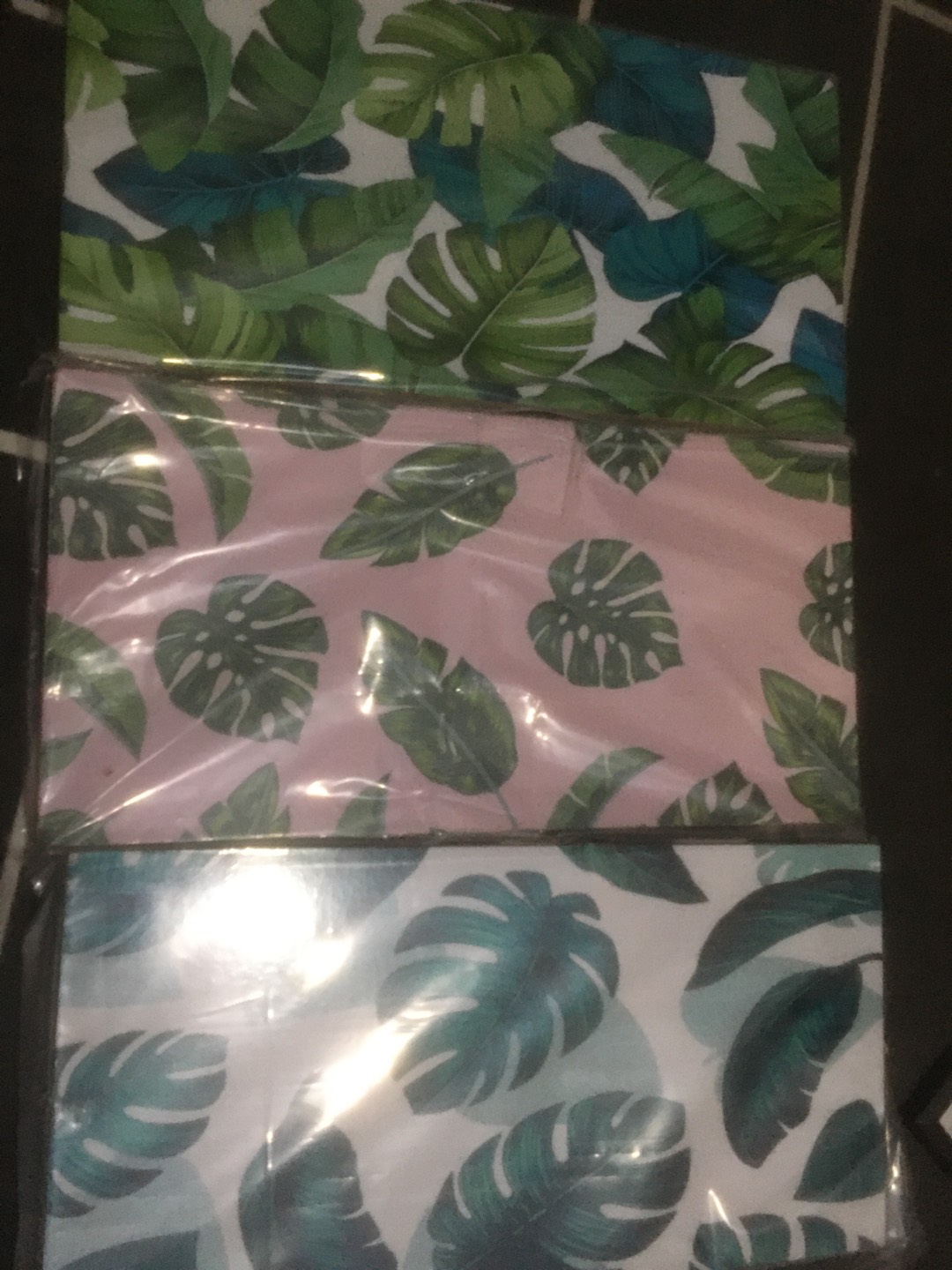 Hiasan Dinding Poster Kayu Dekorasi Rumah Tanaman Abstrak Bunga Vintage