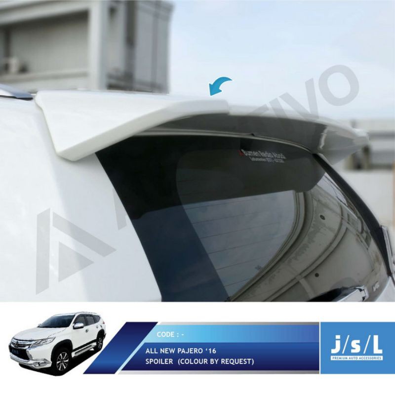 All New Pajero Sport 2016 Spoiler/Aksesoris Mitsubishi Pajero Sport ORI JSL