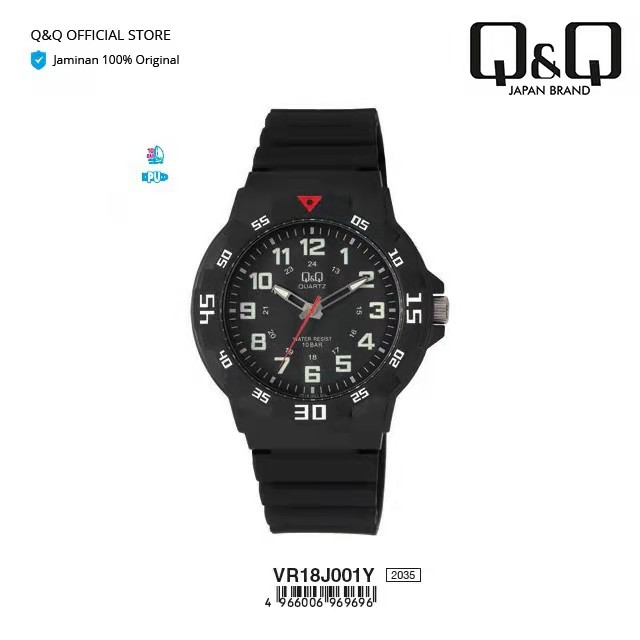 Q&amp;Q QQ QnQ ORIGINAL JAM TANGAN PRIA SPORT VR18 VR18J SERIES ORIGINAL