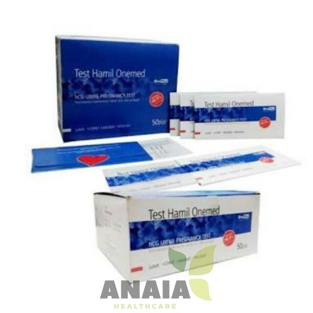 Alat Tes Kehamilan 1 box isi 50 / Testpack Onemed / Tespek Onemed / Uric pregnancy test