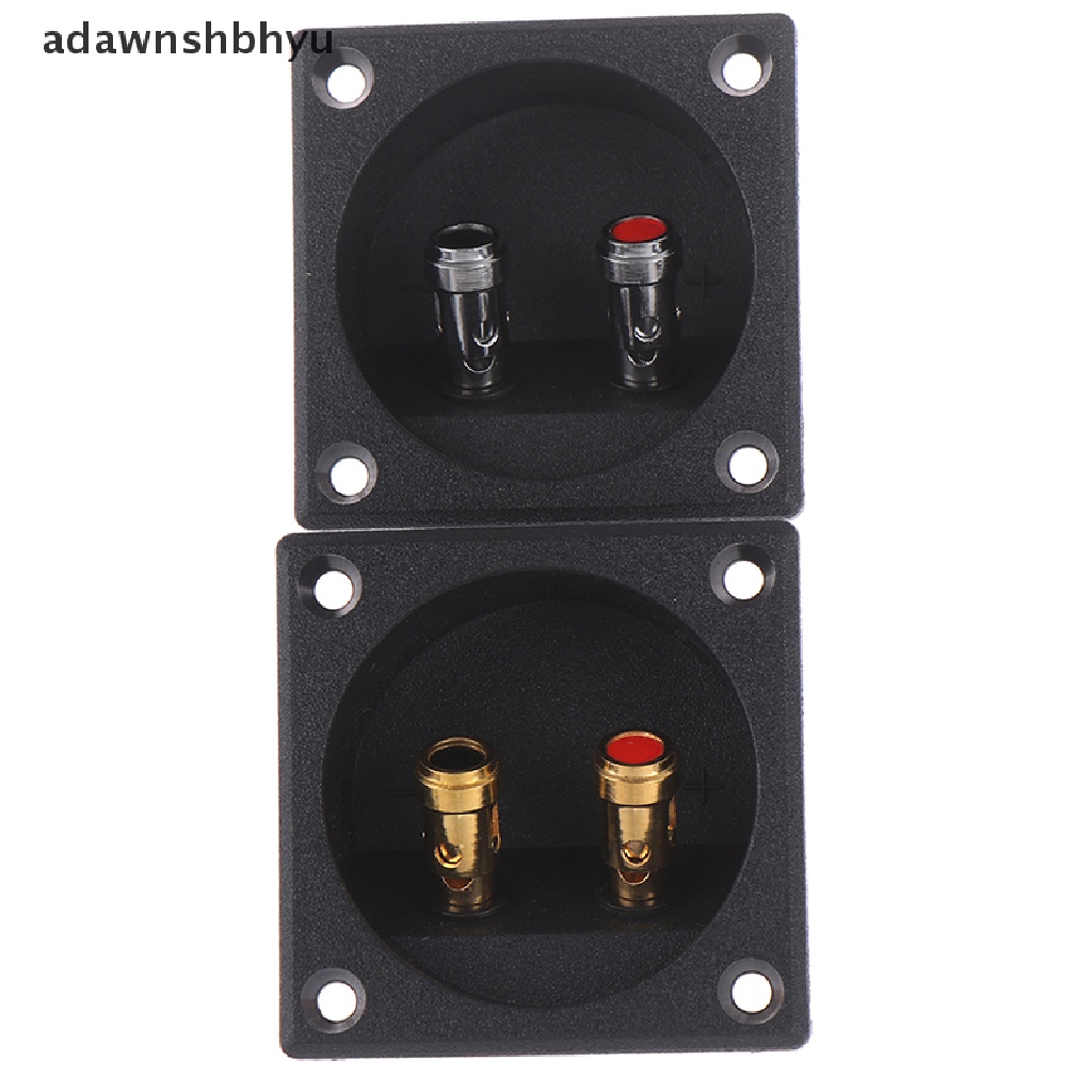 Adawnshbhyu 1Pc Steker Subwoofer Cup Bulat 50mm Konektor Terminal Kotak Speaker Stereo Mobil