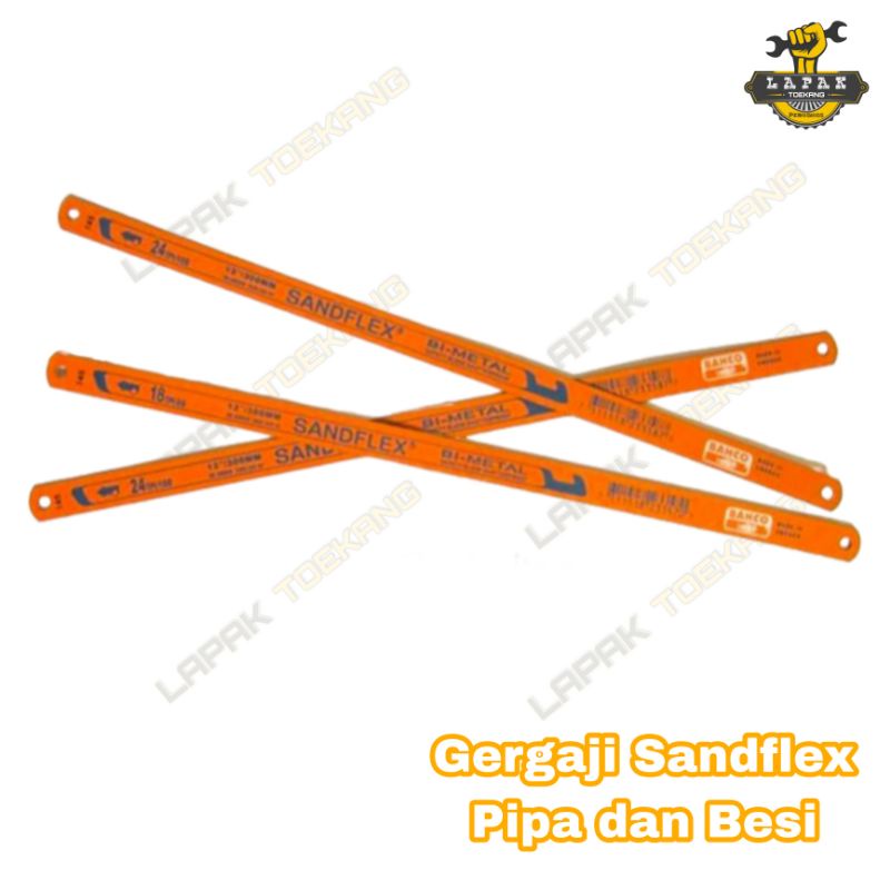 Jual Mata Gergaji Sandflex pipa dan Besi 18TP Asli Bahco | Shopee Indonesia